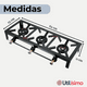 thumbnail image 3 of Fogón Cocina A Gas Licuado 3 Platos Camping Hogar, 3 of 5