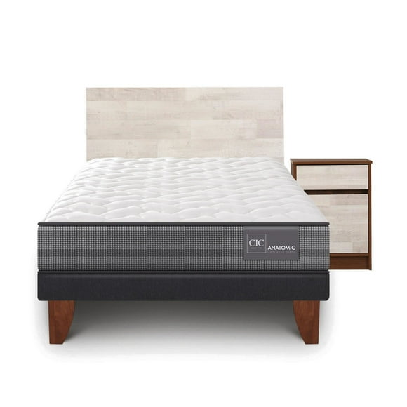 Cama Europea Anatomic 1.5 Plaza Base Normal