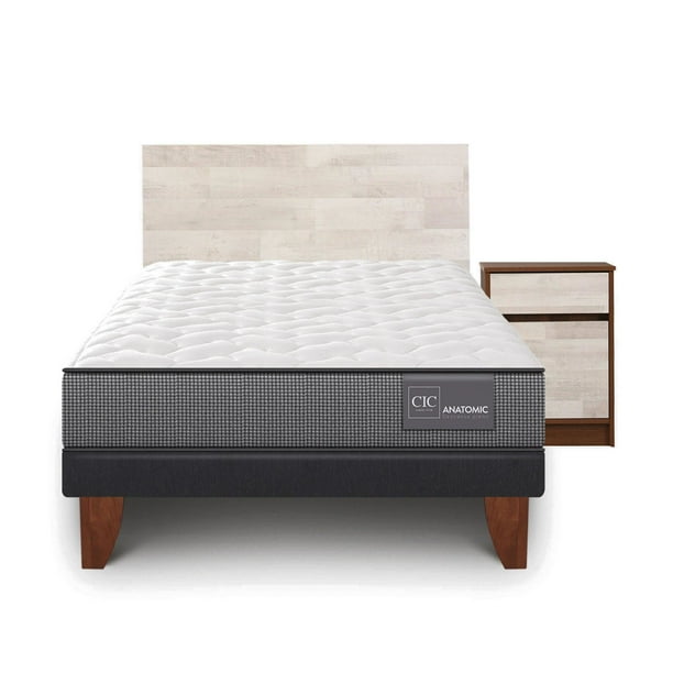 Cama Europea Anatomic 1.5 Plaza Base Normal