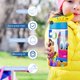 thumbnail image 5 of Castores Ocupados Botella de Agua con Tapa Pop Top de Un Toque, Acero Inoxidable, a Prueba de Fugas, para Deportes, Botella Infantil azul 12 oz, 5 of 6