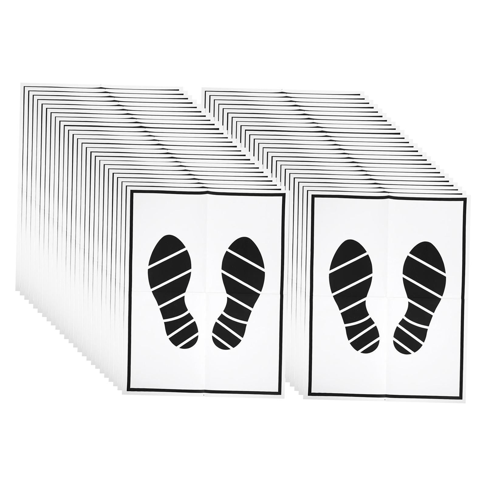 Ioensy - 50 Uds. Alfombrilla De Papel Desechable Para Pies De Vehículo, 38x50cm, Para Cocina, Hogar, Camiones