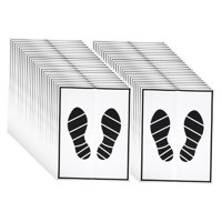 Ioensy - 50 Uds. Alfombrilla De Papel Desechable Para Pies De Vehículo, 38X50Cm, Para Cocina, Hogar, Camiones