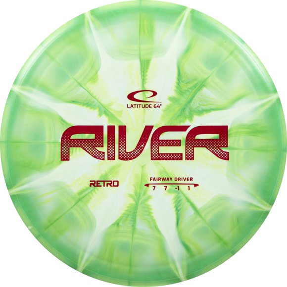 Disco de Golf Driver LATITUDE 64° River 170 g Verde