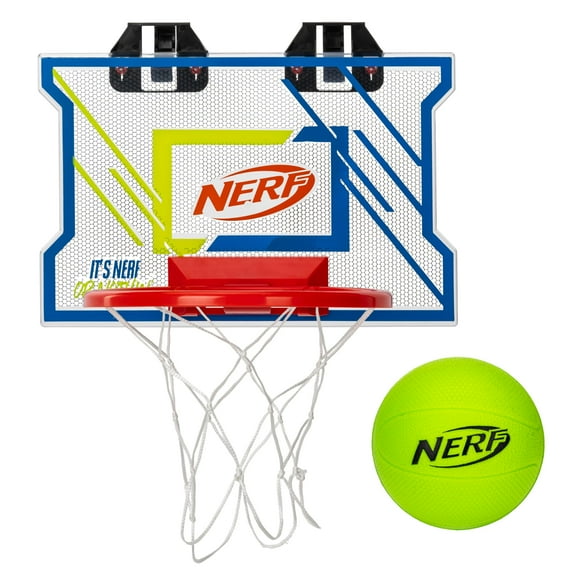 Set de aros de baloncesto Franklin Sports NERFOOP Elite con pelota