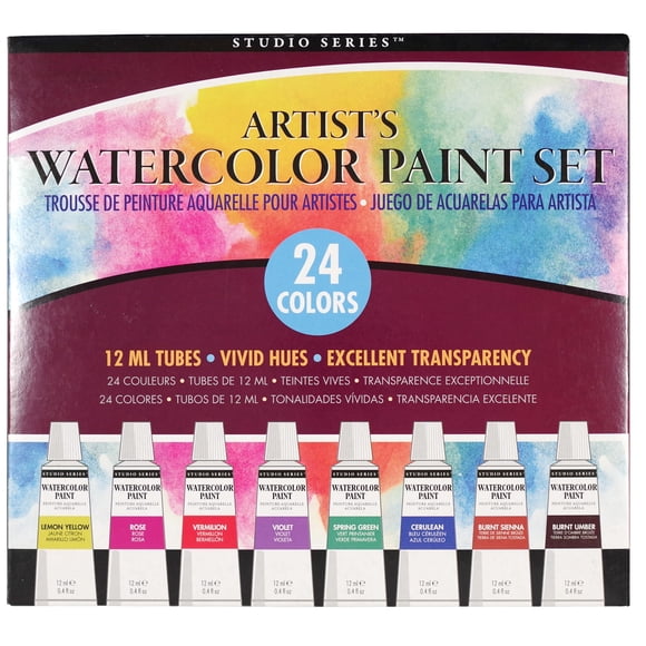 Pintura Peter Pauper Press Serie Studio de Acuarela – 24 colores