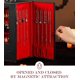 thumbnail image 4 of Organizador de joyas para mujer Homde con ventana: 22 ganchos, 4 of 9