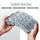 thumbnail image 5 of Molde para cubitos de hielo Vethwal Pack de 3, silicona libre de BPA con tapas, 5 of 7