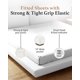 thumbnail image 4 of Sábana bajera ajustable Good Sleep Bedding, tamaño king, 800 quilates, algodón egipcio, 4 of 7