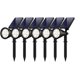 thumbnail image 1 of Luz Solar Para Jardín Impermeable Con Encendido Apagado Automático Paquete De 6, 1 of 8