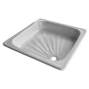 Taumm - Receptáculo De Ducha Acero Esmaltado De 70X70 Cm