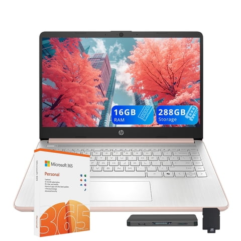Laptop Hp Stream 14"" N150, 16 Gb De Ram, 288 Gb Ssd, Color