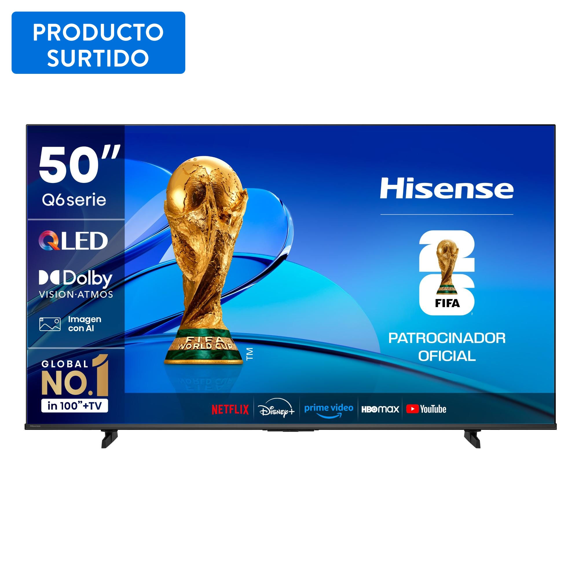 Televisor 50"" Qled 4K Uhd 50Q6Qv Smart Tv Hisense