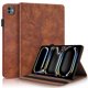 thumbnail image 1 of Funda con relieve del Árbol de la Vida para tablet ipad Pro 13(2024) con soporte, ranuras para tarjetas y soporte para lápiz óptico. Marrón, 1 of 6