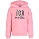 thumbnail image 3 of Sudadera con capucha Messi para niño, manga larga, polar, rosa candy, talla 4, 3 of 4