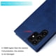 thumbnail image 3 of Funda Billetera para Samsung Galaxy S22 Ultra con Porta Tarjetas y Soporte Ajustable Azul, 3 of 6