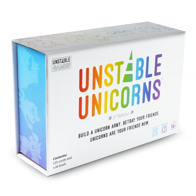 Asmodee - Juego De Mesa Unstable Unicorns.