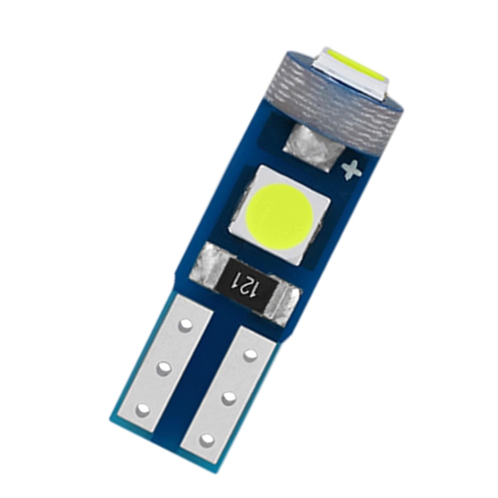 Ioensy - Coche Motocicleta Led Tablero Luz T5 3Smd Indicador Apto Para Lectura Luces Verde