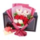 thumbnail image 2 of Ramo De Flores De Jabón Artificial, Regalos Del Día De San Valentín Para El Aula, Escuela, Hombres, Rojo, 2 of 3