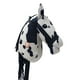 thumbnail image 2 of Caballo de Madera Con Sonido Blanco con Manchas, 2 of 3