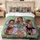 thumbnail image 1 of 3pcs Arianna Petal Illustration Print Three-Piece Set Duvet Cover + Double Pillowcase, 1 of 1