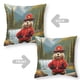thumbnail image 2 of Castor Fundas de almohada de terciopelo con tema, regalos de funda de almohada, decoración para el hogar, cojín de lanzar, regalo de cumpleaños para fans y parejas.40*40cm., 2 of 6