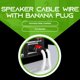 thumbnail image 2 of Cable de altavoz GearIt de 12 AWG de primera calidad, resistente, 1 m con conector tipo banana, 2 of 7