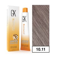 Gkhair - - Tintura Cream Color Permanente Vegana 100Ml + Oxidante - 10.11 Rubio Cenizo Intenso Super Claro