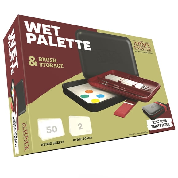 Wet Palette The Army Painter Hydropack con 50 hojas y 2 esponjas