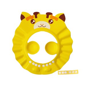 Magideal - Gorro De Ducha Para Niños, Gorro De Baño Con Protección Para Los Ojos, Accesorio De Baño, De Champú, Protector Para El Cabello Para Niños De 6 Meses A