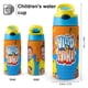 thumbnail image 2 of Vlad y Niki Botella de Agua con Tapa Pop Top de Un Toque, Acero Inoxidable, a Prueba de Fugas, para Deportes, Botella Infantil azul 12 oz, 2 of 6
