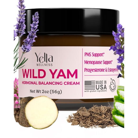 Crema de Ñame Silvestre YELLA WELLNESS Equilibrio Hormonal 56 g