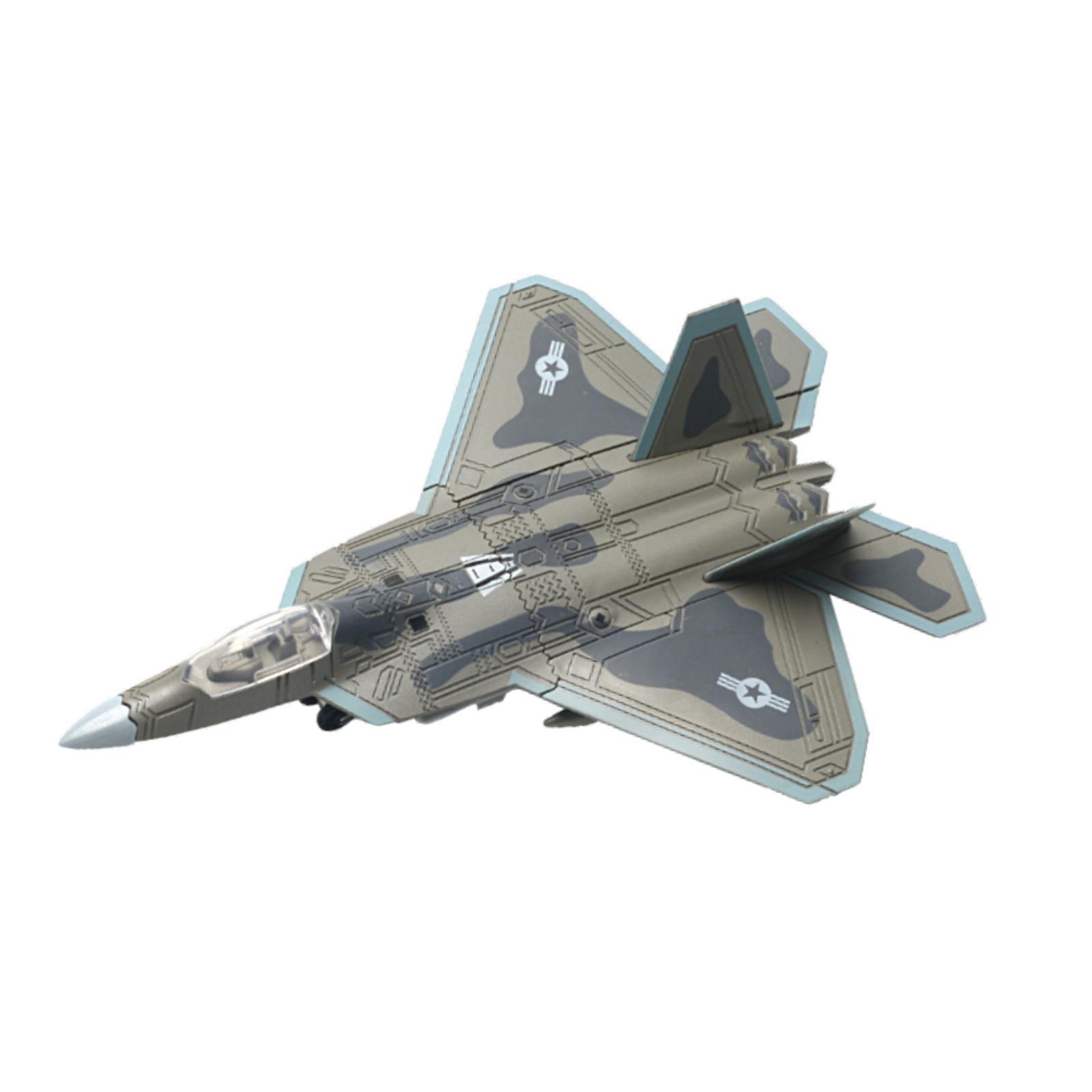 Bothyi - Kit De Modelo De Caza A Escala 1/72, Adorno De Avión Artesanal Para Bar, Dormitorio, Estantería F22