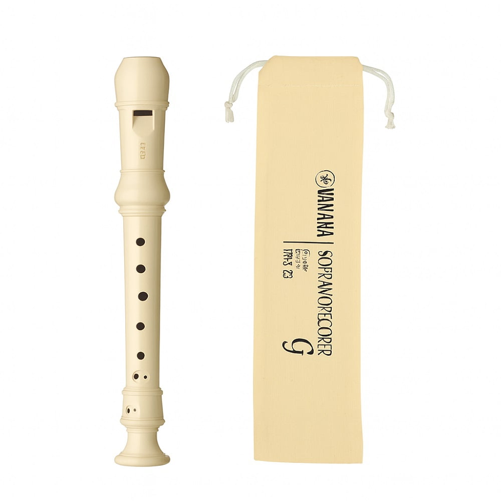 Flauta Dulce Soprano Yamaha Yrs23 Plástico Color Beige