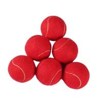Magideal - 6 Pelotas De Tenis, Pelotas Elásticas, Pelotas De Juego, 2,52 Pulgadas De Diámetro, Pelotas De Entrenamiento, Resistentes Al Desgaste, Para Juegos Al Rojo