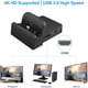 thumbnail image 2 of Base de TV portátil para Switch con puerto HDMI 4K/USB 3.0/Carga USB-C, reemplazo del dock de N-Switch, 2 of 8