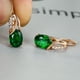 thumbnail image 1 of Simple Fashion Oval Cut Marble Marble Zircon Earrings Vintage Zircon Earrings Bridesmaid Wedding Jewelry Gift, 1 of 3