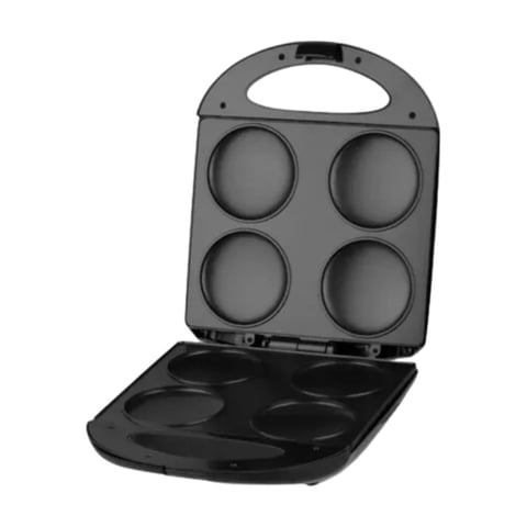 Importclick - Mini Maquina Panquequera Maker Eléctrica Negro