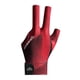 thumbnail image 5 of Guantes De Tres Dedos Guantes De Billar Mano Izquierda Práctica Guantes De Dedos Separados Negro Rojo, 5 of 5