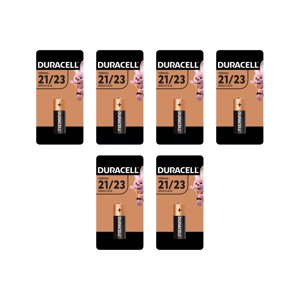 Pila Duracell Mn21, (6 Pilas, Dura Más)