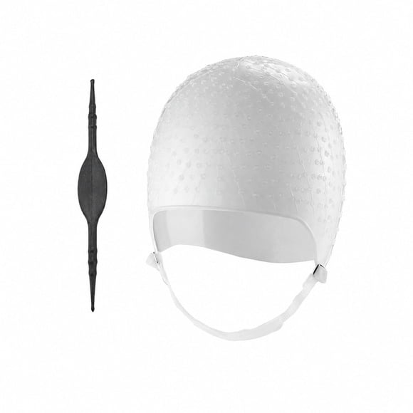 Gorro de Silicona Para Mechas Profesional Con Aguja de Gancho