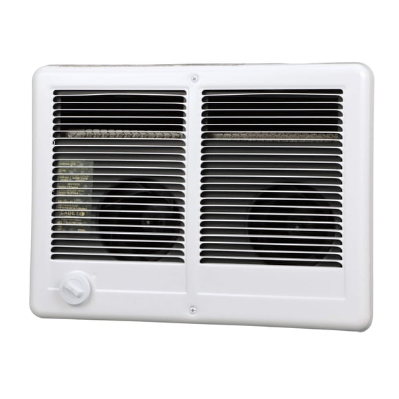 Calentador eléctrico de pared Cadet Com-Pak Twin 4000W 240V blanco