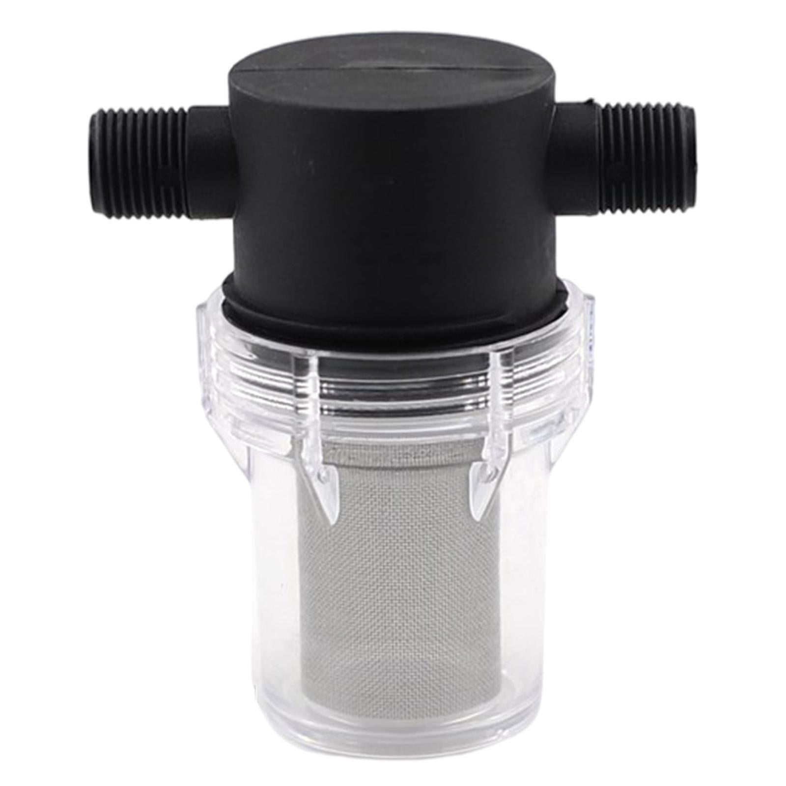 Magideal - Colador De Bomba De Agua De 1/2 "para Estanque De Jardín, Colador De Sedimentos En Línea, De Tubería, De Agua Giratorio Para Riego De Malla 40