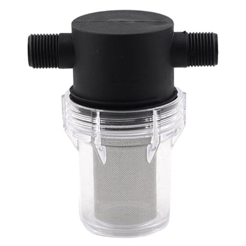 Magideal - Colador De Bomba De Agua De 1/2 ""Para Estanque De Jardín, Colador De Sedimentos En Línea, De Tubería, De Agua Giratorio Para Riego De Malla 40