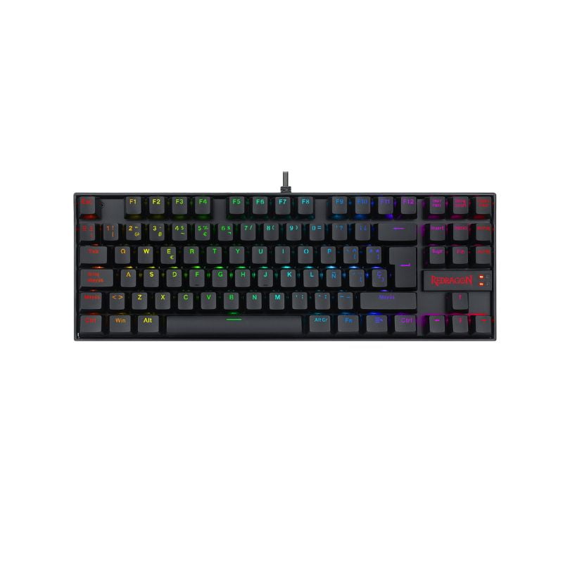 Redragon - Teclado Mecánico K552 Rgb Kumara Switch Red - Negro