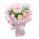 thumbnail image 1 of Ramo De Flores De Ganchillo Flores De Punto Para Festival Girl Friend Día De La Madre Rosa, 1 of 3