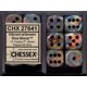 thumbnail image 1 of Juego de dados Chessex Festive Vibrant Swirl con pepitas marrones D6 (12), 1 of 1