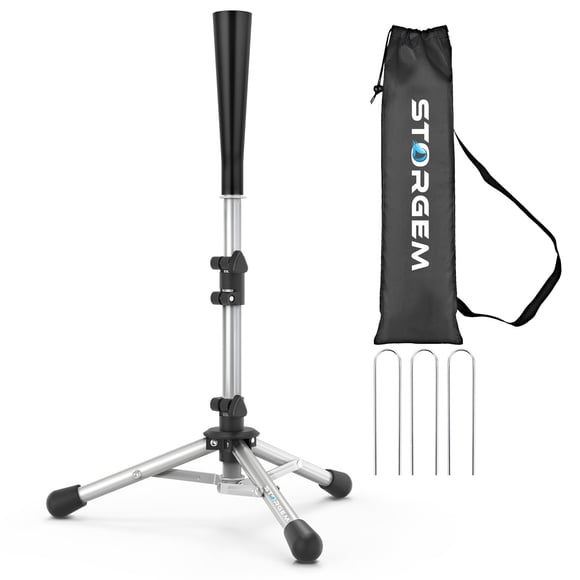 Tee de béisbol Storgem ajustable en altura para entrenamiento infantil