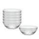 thumbnail image 1 of Juego de 6 Tazones Apilables de Vidrio Duralex Lys Transparente 12 cm, 1 of 5