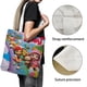 thumbnail image 3 of rainbow ruby Bolso de tela con estampado de lienzo para mujer, bolsa de compras reutilizable y estética, con cremallera interior, regalo para mujer,40*45cm., 3 of 6