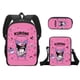 thumbnail image 1 of Sanrio Kuromi Backpack Pencil Bag Student Primary and Middle kawaii Cartoon School Bag Mochila Birthday Gift For Girls Kids Boys, 1 of 3